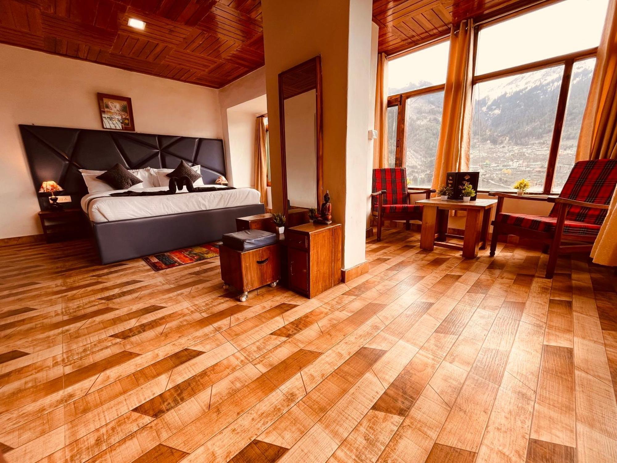 Himalayan River Mountain View 2 Bedrooms Cottage, Manali Exteriör bild