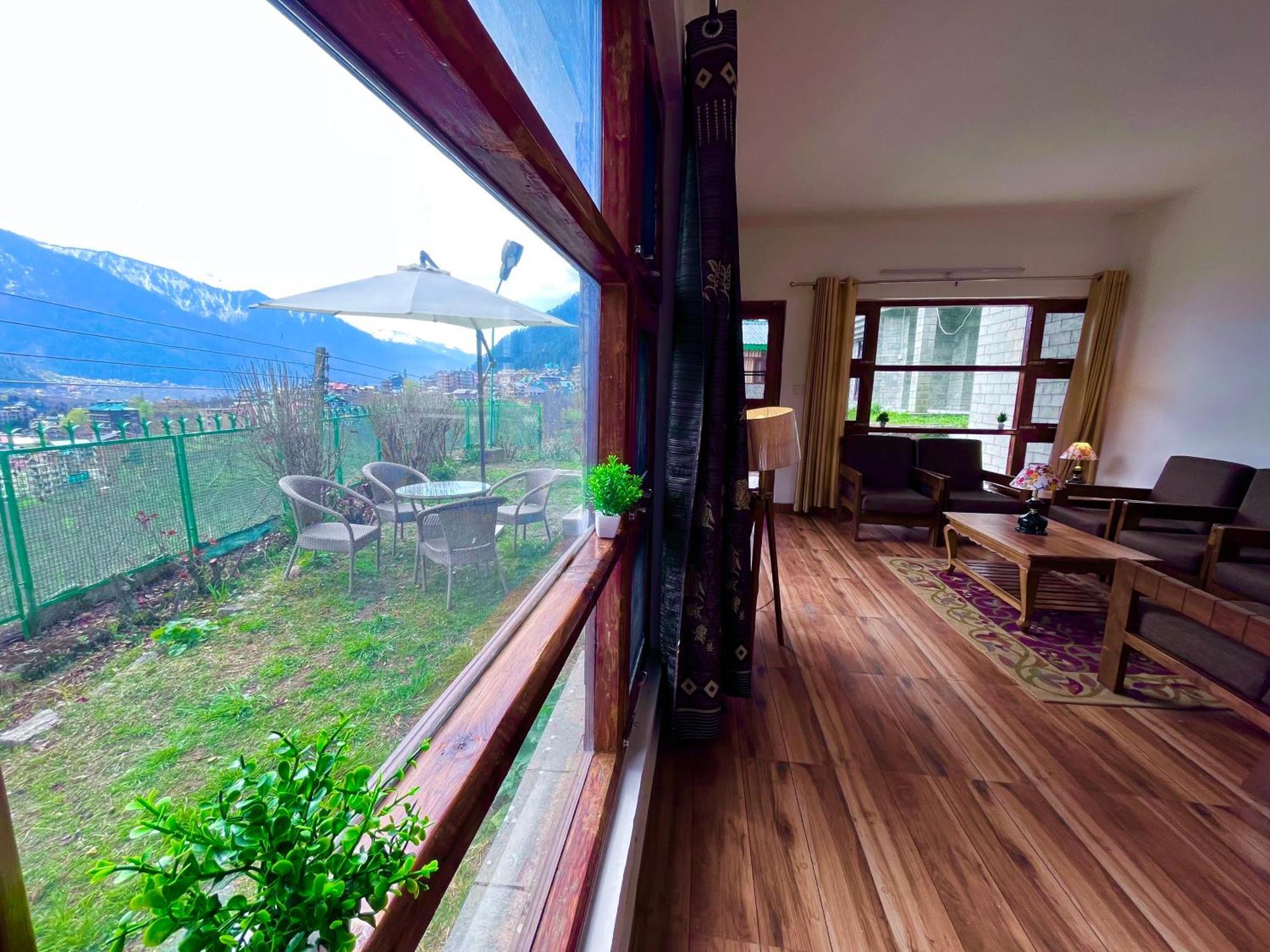 Himalayan River Mountain View 2 Bedrooms Cottage, Manali Exteriör bild