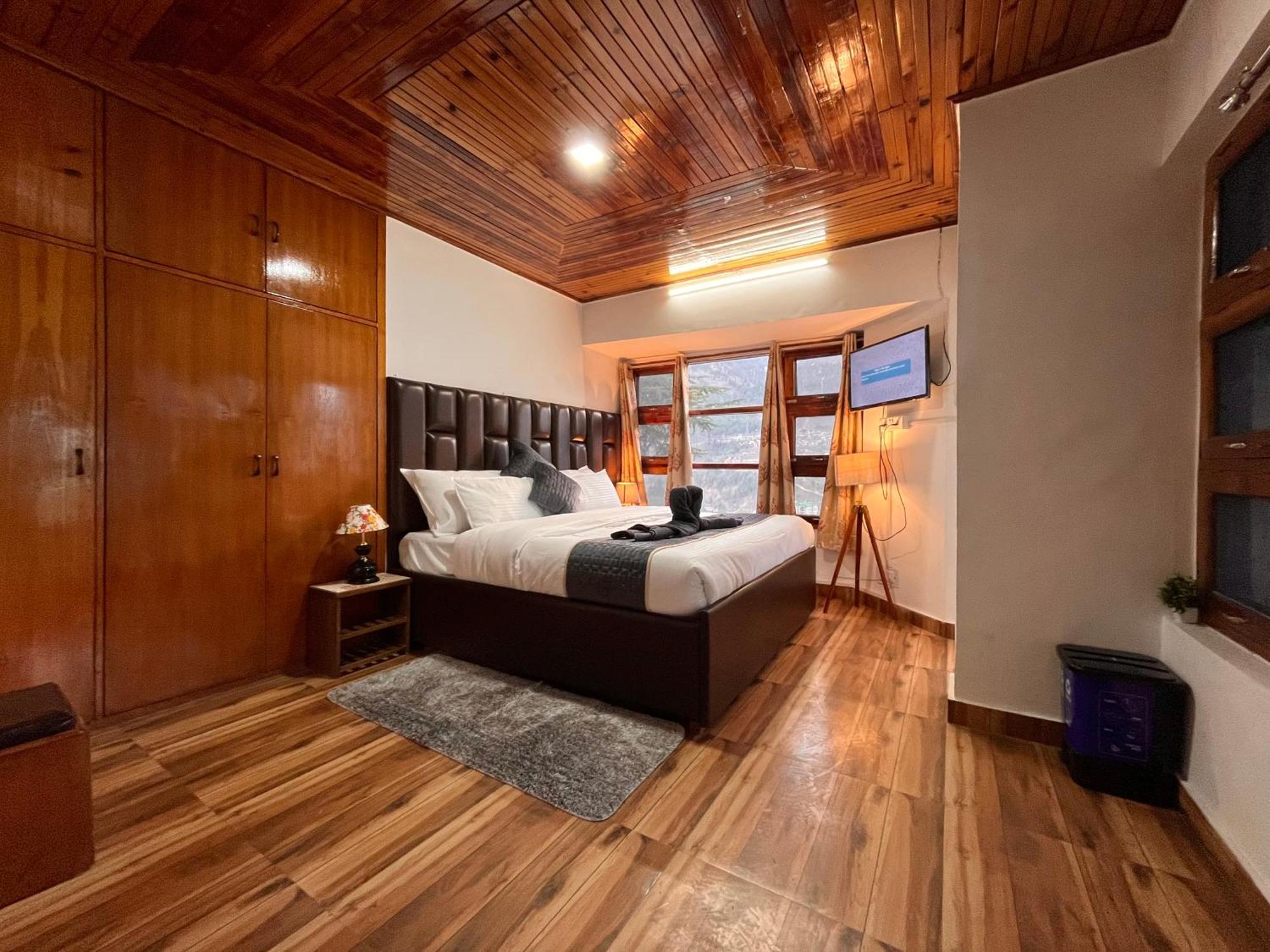 Himalayan River Mountain View 2 Bedrooms Cottage, Manali Exteriör bild
