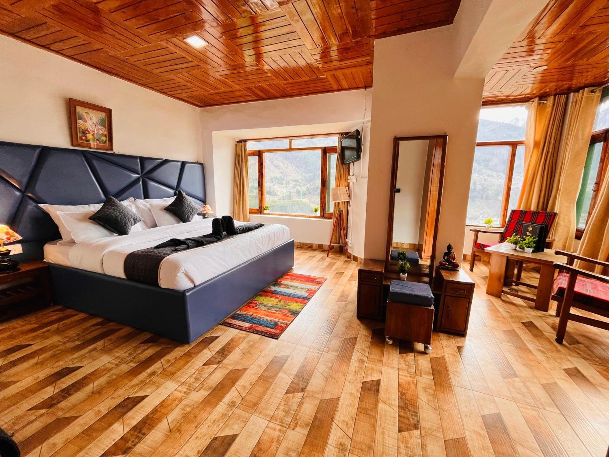 Himalayan River Mountain View 2 Bedrooms Cottage, Manali Exteriör bild