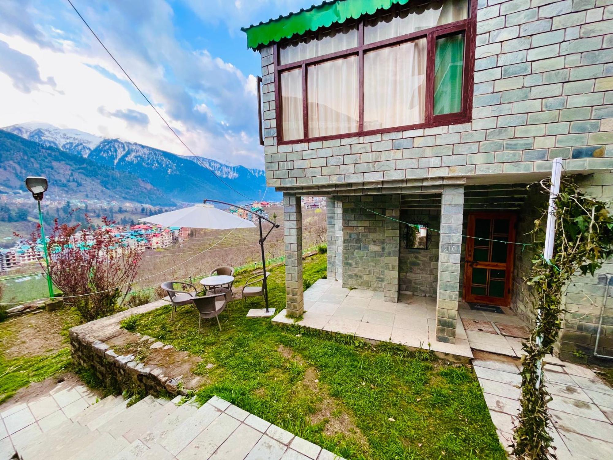 Himalayan River Mountain View 2 Bedrooms Cottage, Manali Exteriör bild