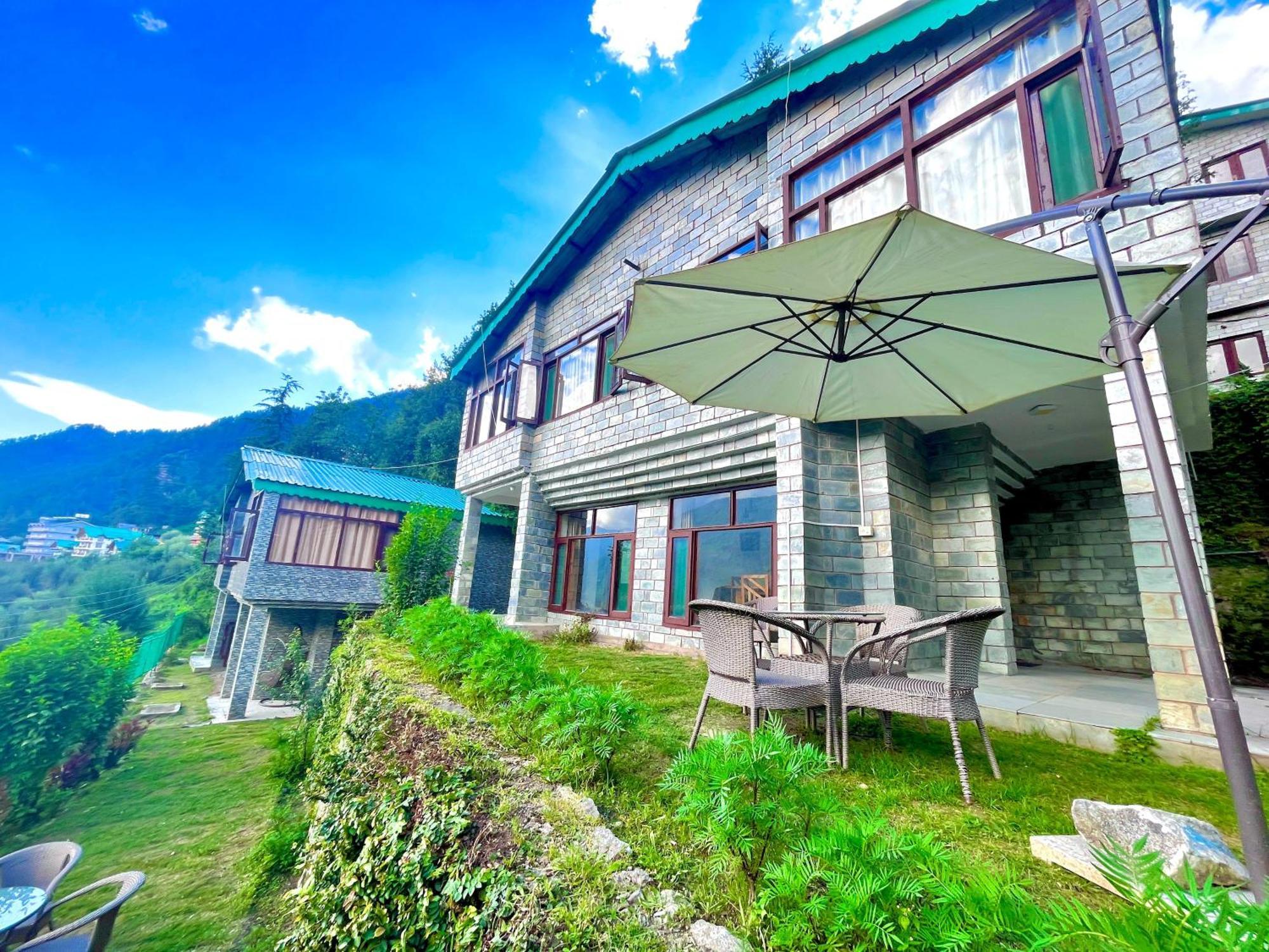 Himalayan River Mountain View 2 Bedrooms Cottage, Manali Exteriör bild