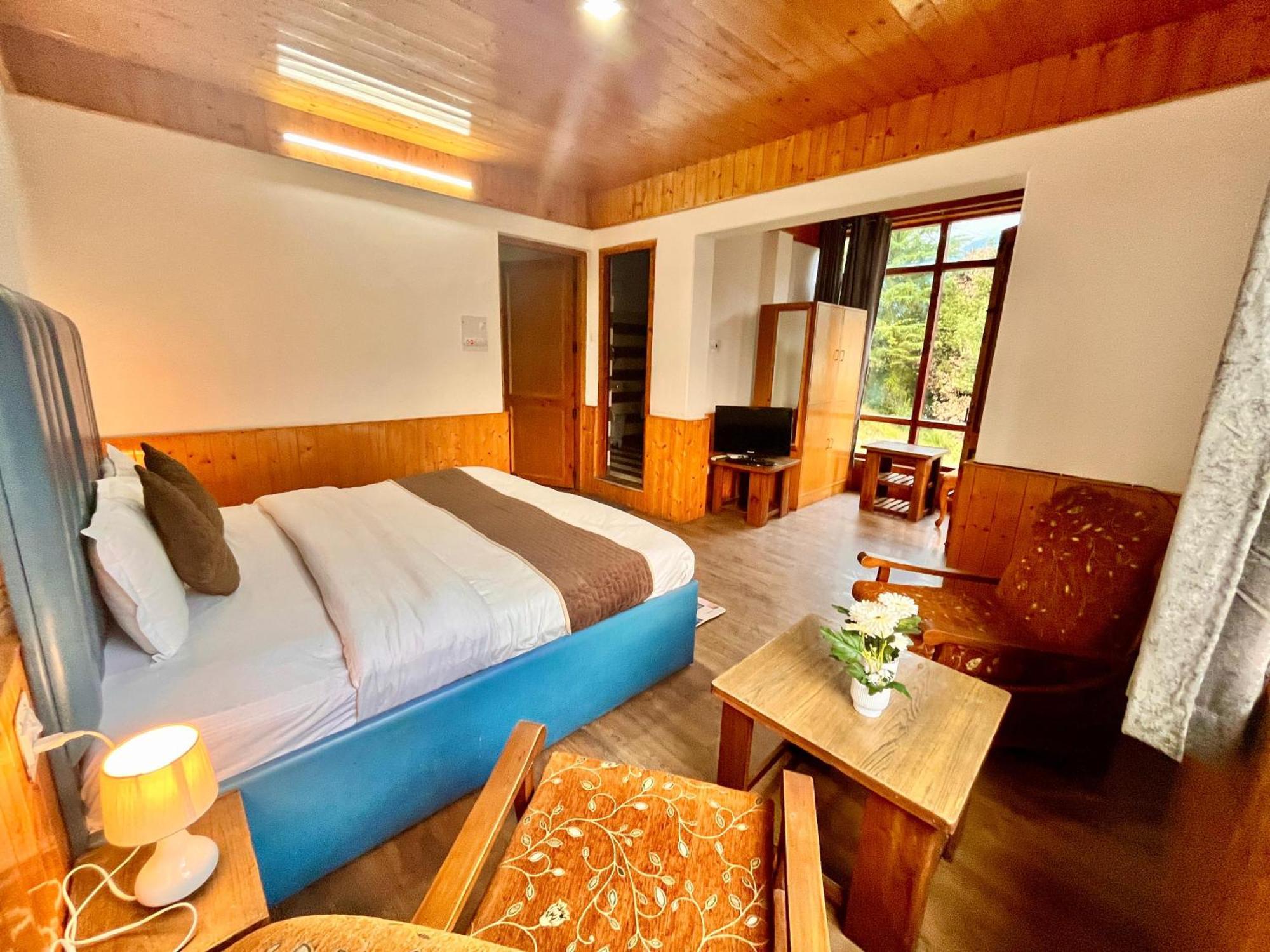 Himalayan River Mountain View 2 Bedrooms Cottage, Manali Exteriör bild