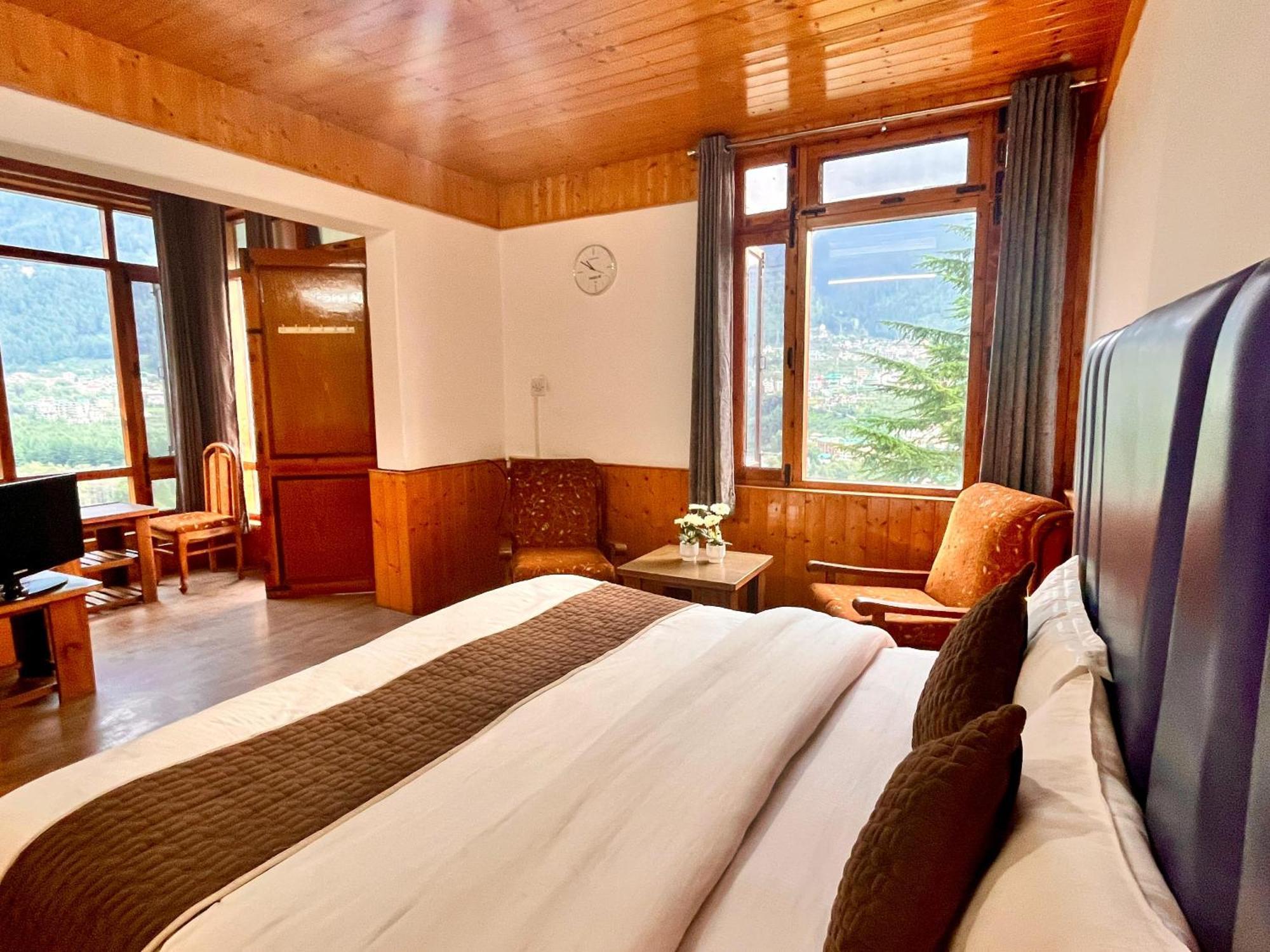 Himalayan River Mountain View 2 Bedrooms Cottage, Manali Exteriör bild