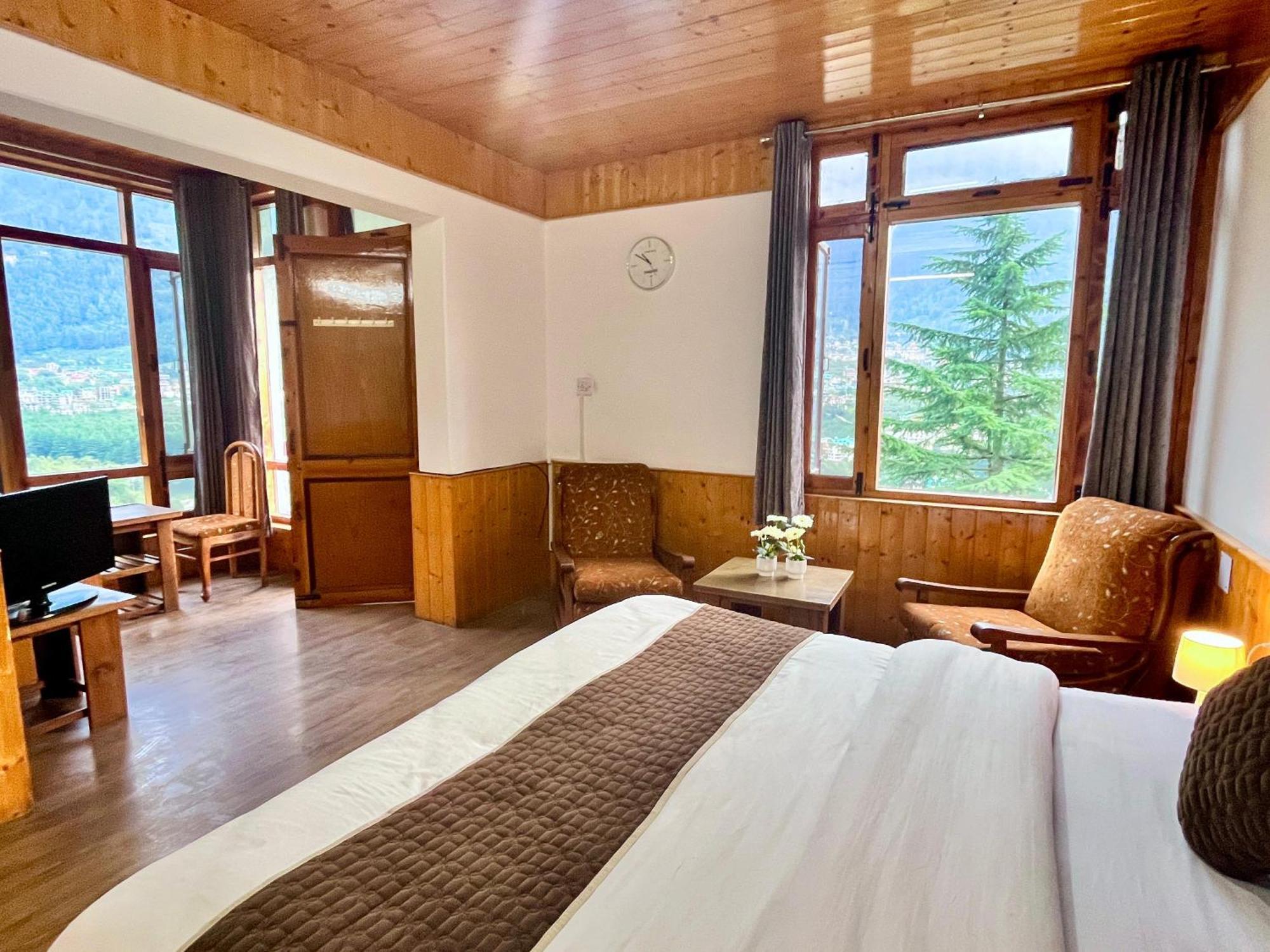 Himalayan River Mountain View 2 Bedrooms Cottage, Manali Exteriör bild
