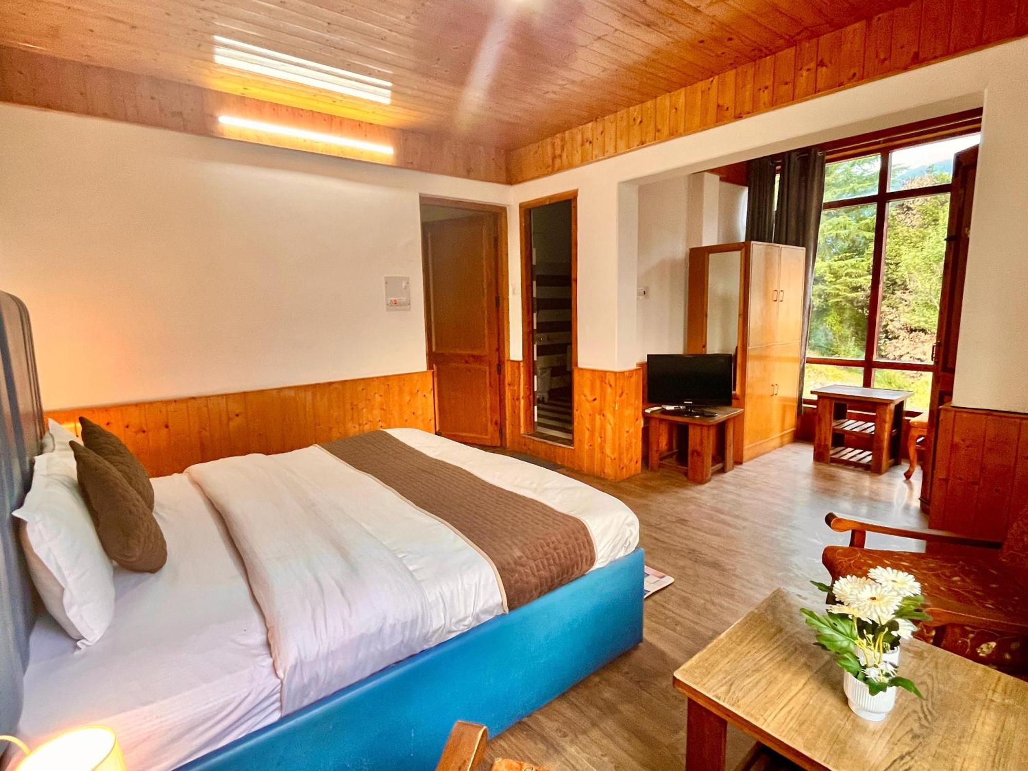Himalayan River Mountain View 2 Bedrooms Cottage, Manali Exteriör bild