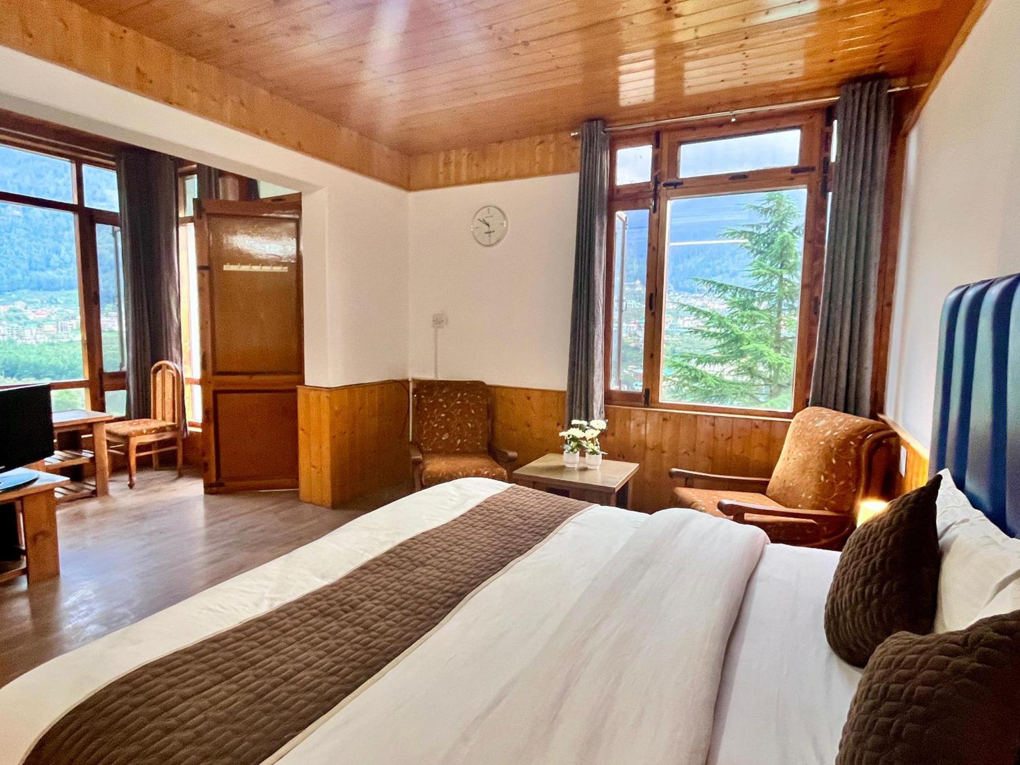 Himalayan River Mountain View 2 Bedrooms Cottage, Manali Exteriör bild